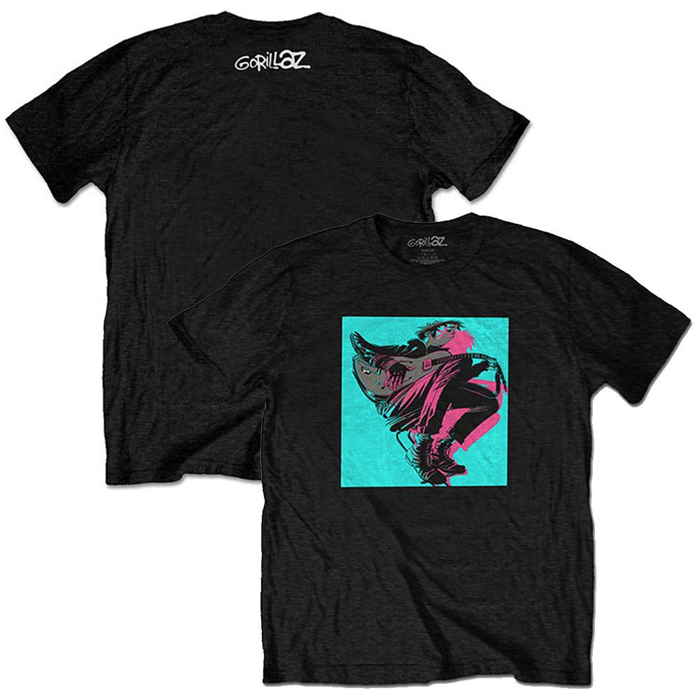 GORILLAZ ゴリラズ - Now Now Logo / バックプリントあり / Tシャツ / メンズ - PGS